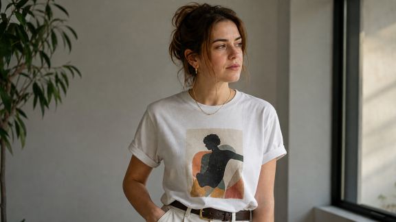 Les t-shirts graphiques : comment les porter avec style cette saison