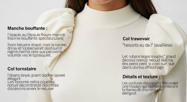 Manches bouffantes et cols travaillés : le détail mode à surveiller
