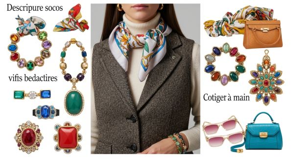 Réinventer le look classique avec des accessoires colorés
