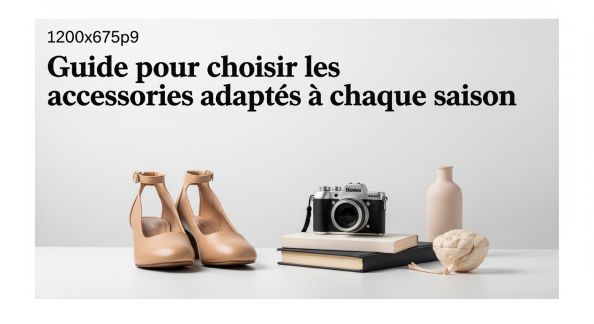 Guide pour choisir les accessoires adaptés à chaque saison