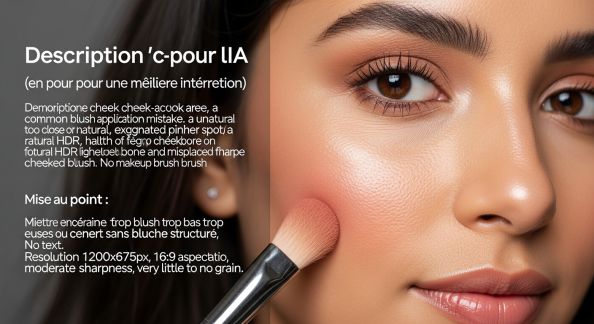 Les erreurs courantes à éviter lors de l’application du blush