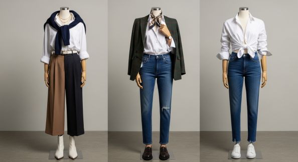 La chemise blanche réinventée : 3 idées de tenues inspirantes