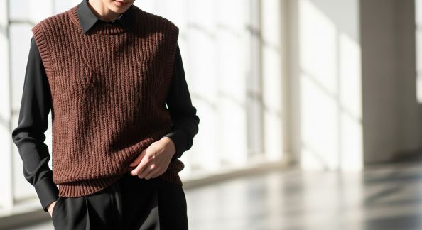 Le retour du pull sans manches : subtilité et sophistication