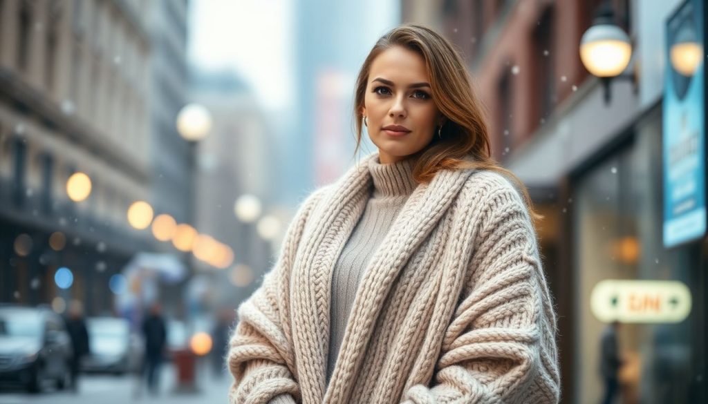 Le cardigan oversized pour femme : le must-have cosy et stylé de l'hiver