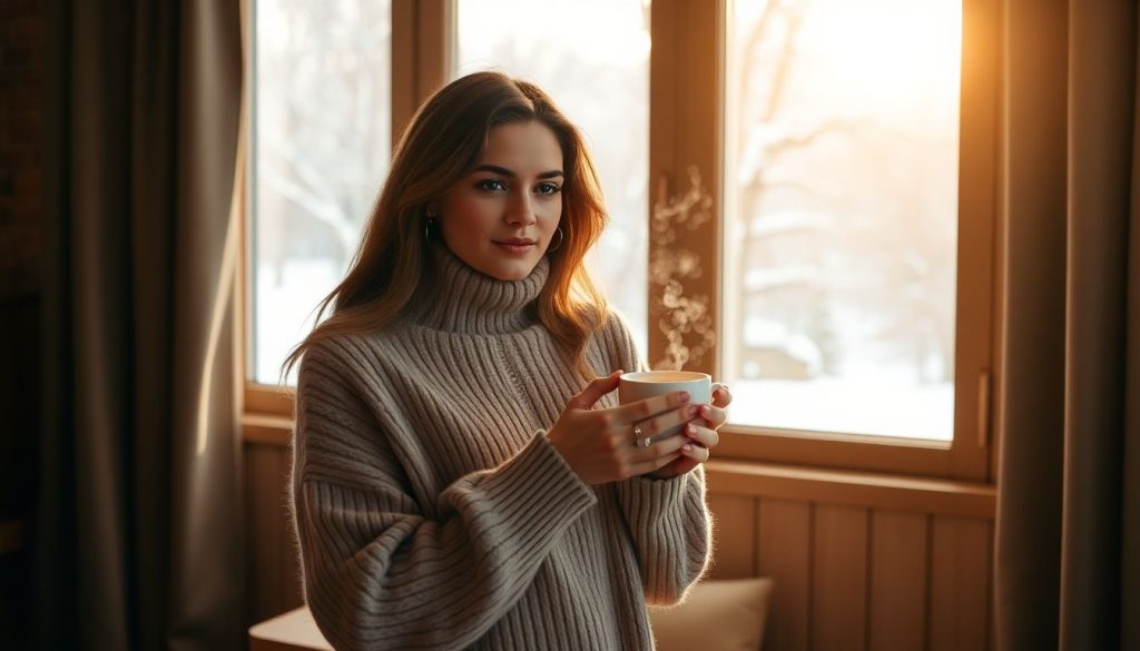 Le pull en cachemire pour femme : l'allié chic et douillet des froides journées d'hiver