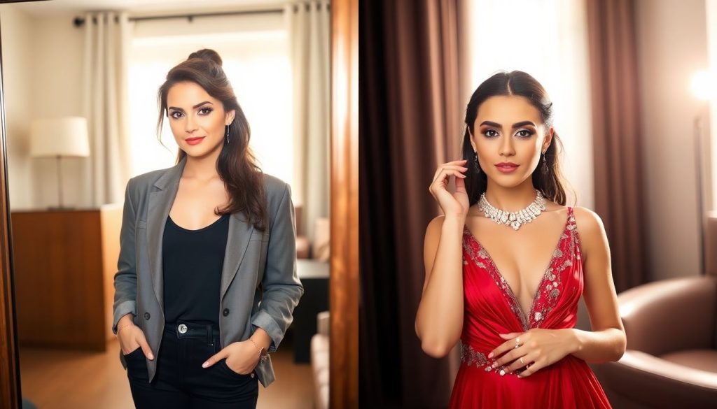 Métamorphose express : passez du look de jour au glamour de soirée en un clin d'œil