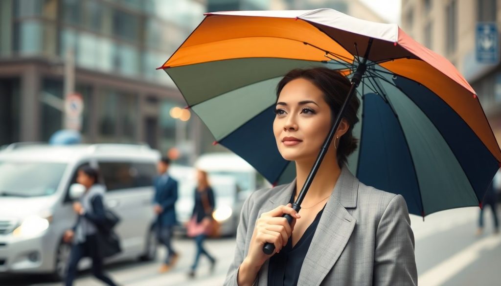Parapluie pliant : l'accessoire mode et pratique indispensable pour la femme active