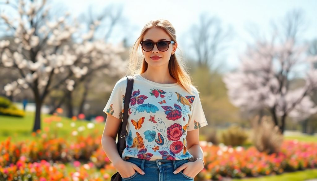 T-shirt imprimé femme : l'indispensable mode du printemps à associer avec tout