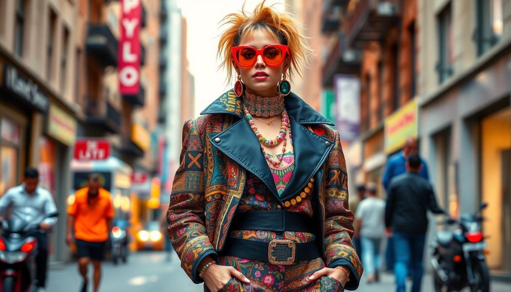 Fashionista audacieuse : libérez votre créativité avec des looks excentriques et colorés