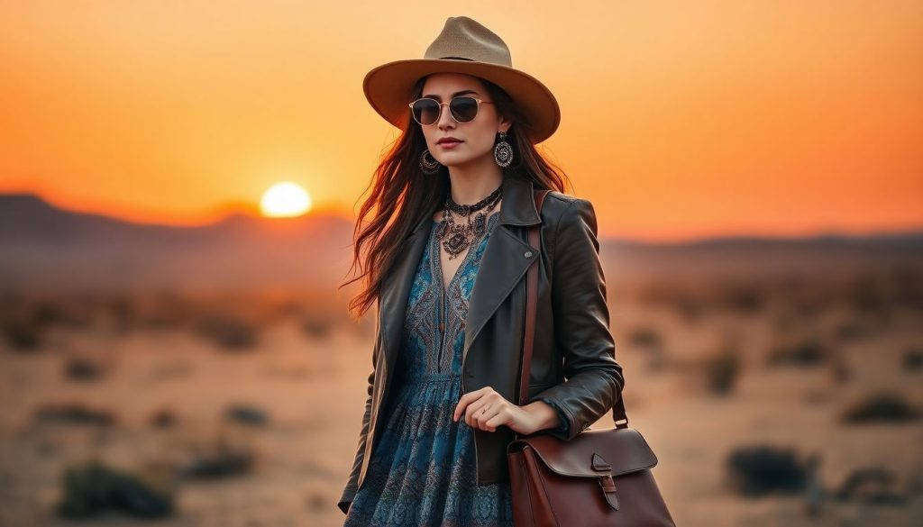 femme look Nomade Chic