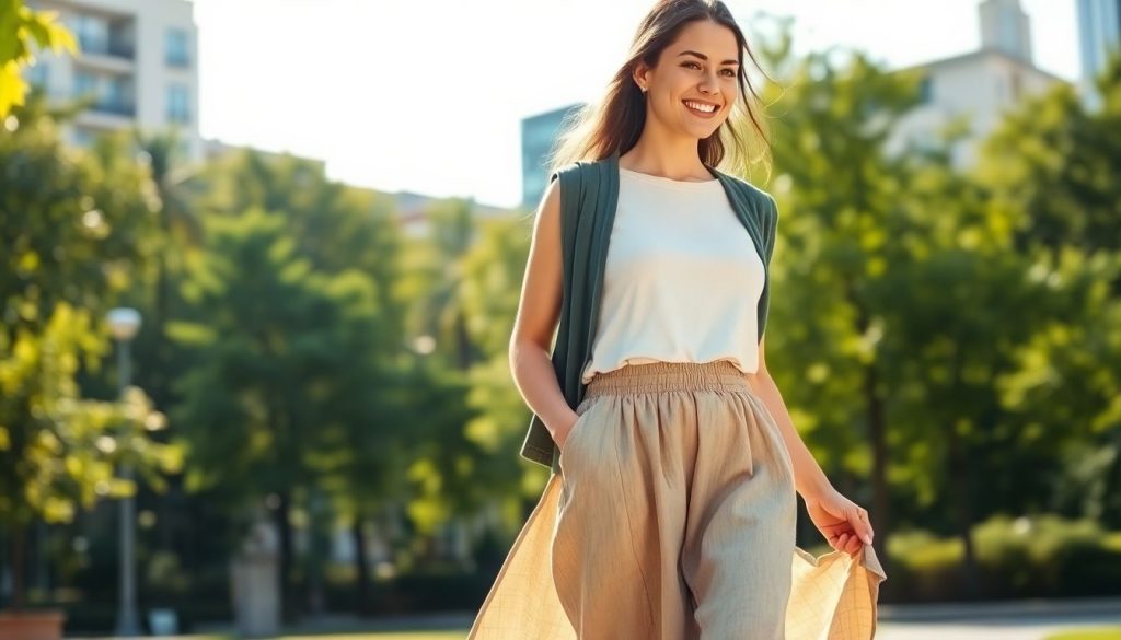 La jupe en lin : L'allié mode éco-responsable des femmes modernes